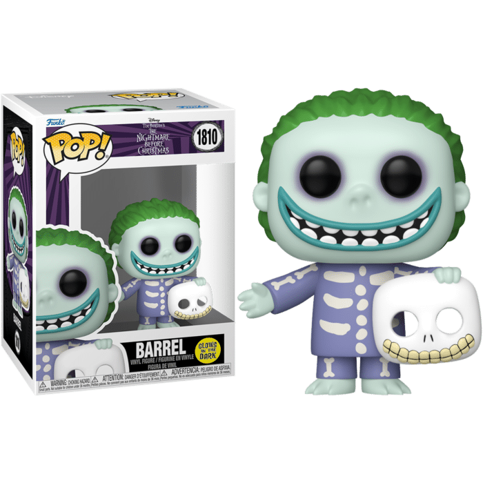 The Nightmare Before Christmas - Barrel Glow-in-the-Dark Pop! Vinyl Figure