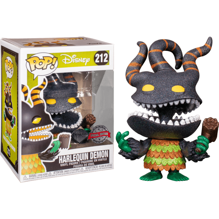 The Nightmare Before Christmas - Harlequinn Demon Diamond Glitter Pop! Vinyl Figure