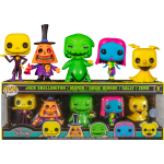 The Nightmare Before Christmas - Jack Skellington, Sally, Mayor, Oogie Boogie & Zero Blacklight Glow in the Dark Pop! Vinyl Figure 5-Pack