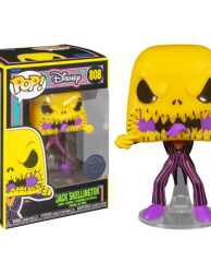 The Nightmare Before Christmas - Jack Skellington with Scary Face Blacklight Pop! Vinyl Figure