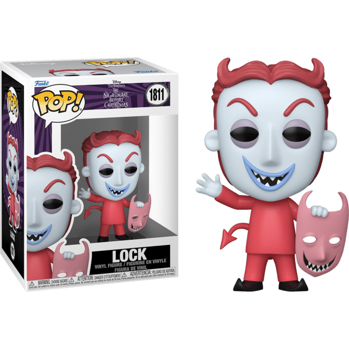 The Nightmare Before Christmas - Lock with Mask Pop! Vinyl Figure