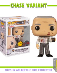The Office - Creed Bratton Pop! Vinyl Figure in Acrylic Pop! Protector (Chase Variant)