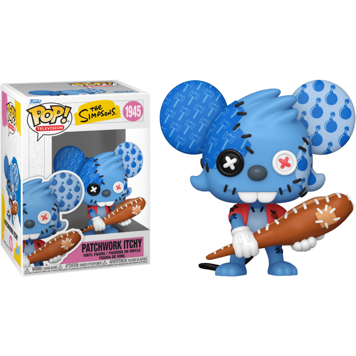 The Simpsons - Patchwork Itchy Pop! Vinyl Figure