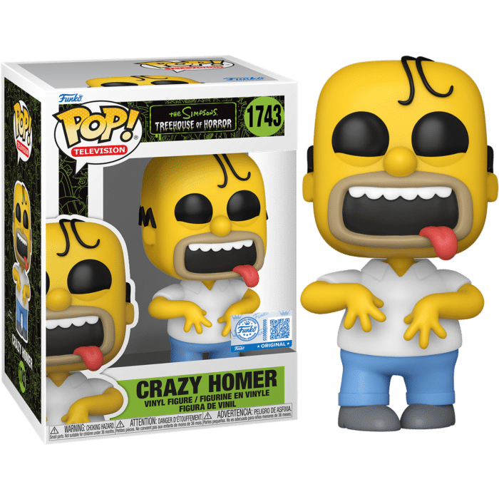 The Simpsons: Treehouse of Horror - Crazy Homer Pop! Vinyl Figure