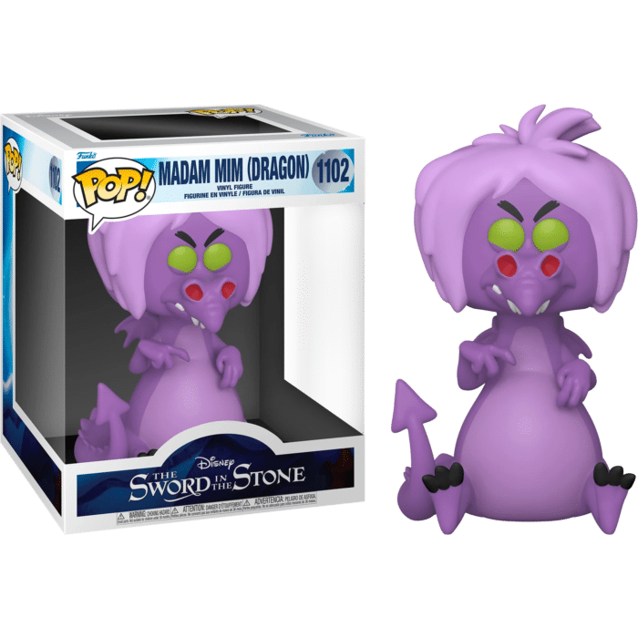 The Sword in the Stone - Madam Mim as Dragon 6” Super Sized Pop! Vinyl Figure