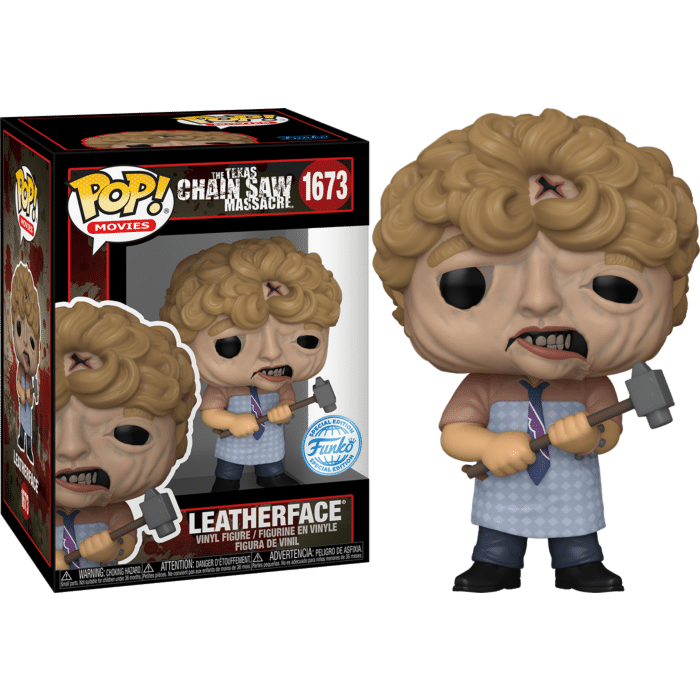 The Texas Chainsaw Massacre - Leatherface with Hammer 50th Anniversary Pop! Vinyl Figure