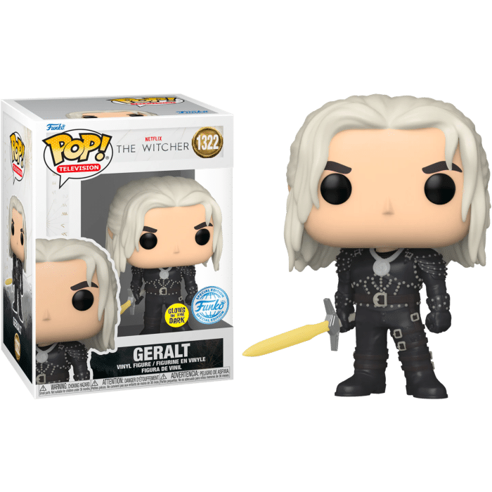 The Witcher (2019) - Geralt with Glow-in-the-Dark Sword Pop! Vinyl Figure