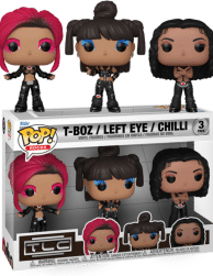 TLC: No Scrubs - T-Boz, Left Eye & Chilli Pop! Vinyl Figure 3-Pack