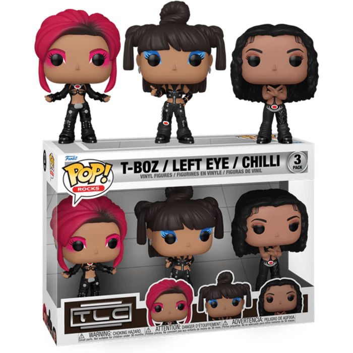 TLC: No Scrubs - T-Boz, Left Eye & Chilli Pop! Vinyl Figure 3-Pack