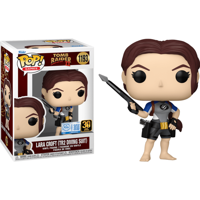 Tomb Raider II - Lara Croft (TR2 Diving Suit) Pop! Vinyl Figure (Popcultcha Exclusive)
