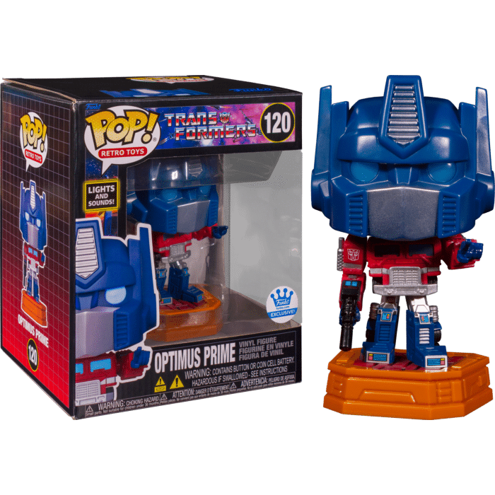 Transformers - Optimus Prime with Lights & Sounds Pop! Vinyl Figure (Funko / Popcultcha Exclusive)