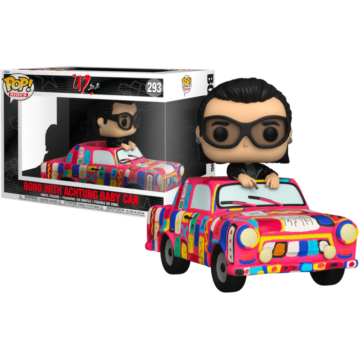 U2 - Bono with Achtung Baby Car Pop! Rides Vinyl Figure