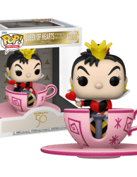 Walt Disney World: 50th Anniversary - Queen of Hearts with Mad Tea Party Teacup Attraction Pop! Rides Vinyl Figure