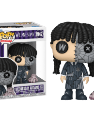 Wednesday (2022) - Wednesday with Thing (Patchwork) Pop! Vinyl Figure