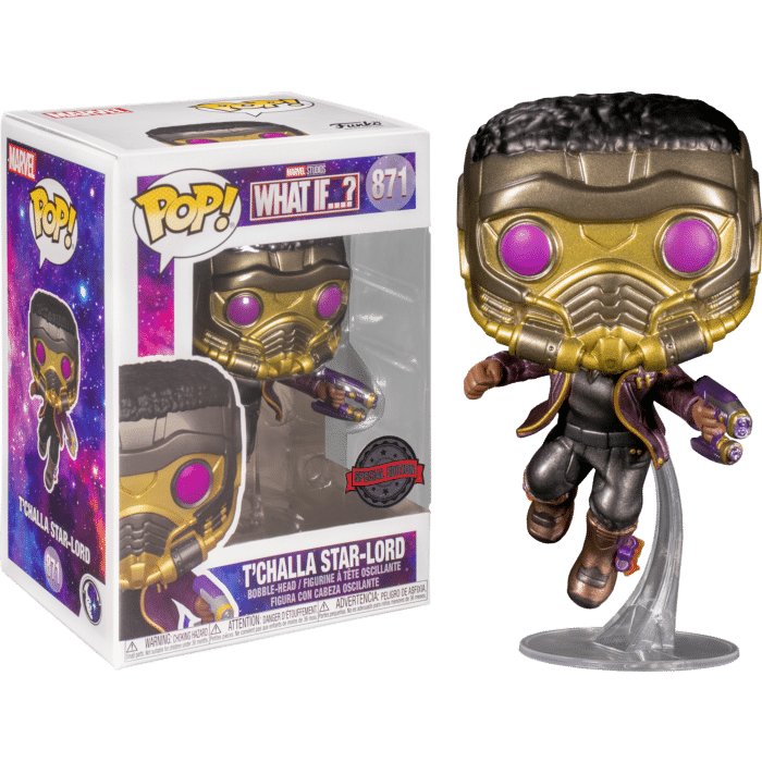 What If…? - T’Challa Star-Lord Metallic Pop! Vinyl Figure