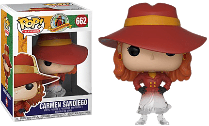 Where In The World Is Carmen Sandiego? - Carmen Sandiego Fade Pop! Vinyl Figure