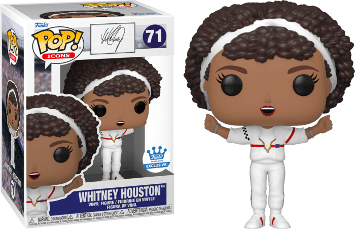 Whitney Houston - Whitney Houston in Super Bowl Outfit Pop! Vinyl Figure (Funko / Popcultcha Exclusive)