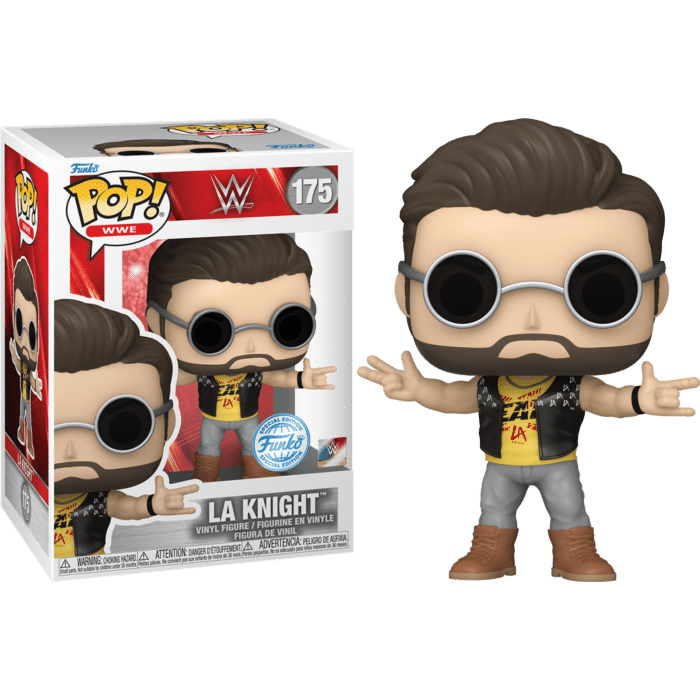 WWE - LA Knight (Yellow T-Shirt) Pop! Vinyl Figure