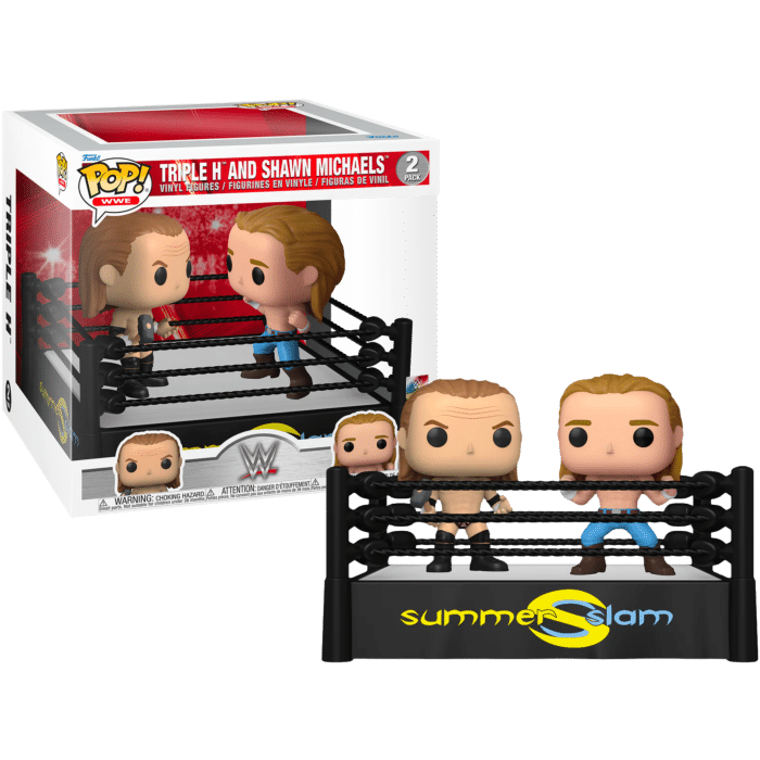 WWE - Triple H vs. Shawn Michaels SummerSlam 2022 Pop! Moment Vinyl Figure 2-Pack