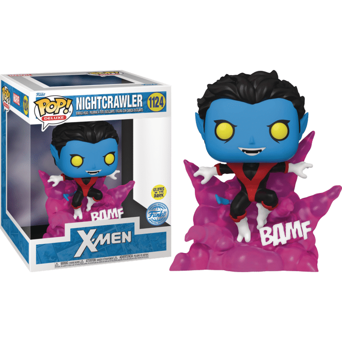 X-Men - Nightcrawler Teleporting Glow in the Dark Deluxe Pop! Vinyl Figure