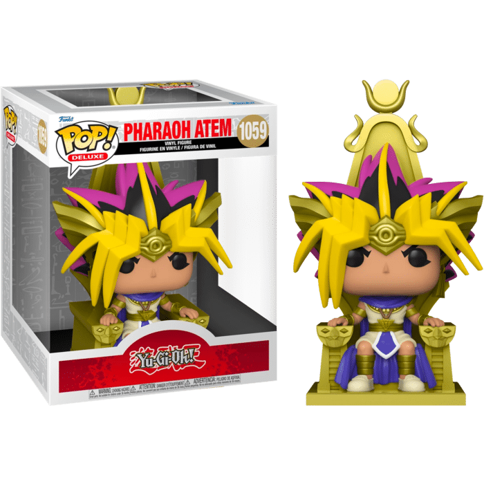 Yu-Gi-Oh! - Pharaoh Atem on Throne Metallic Deluxe Pop! Vinyl Figure
