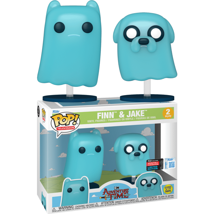 Adventure Time - Ghost Finn & Ghost Jake Pop! Vinyl Figure 2-Pack (2026 Fall Convention Exclusive)