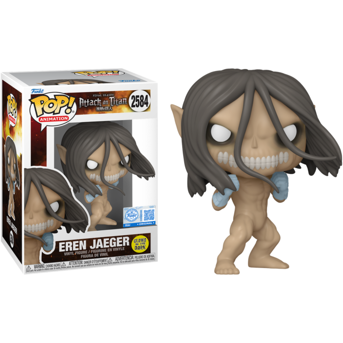 Attack on Titan - Eren Jaeger (Attack Titan Form) Glow-in-the-Dark Pop! Vinyl Figure