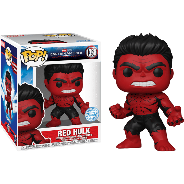 Captain America: Brave New World - Red Hulk (Deco) Super Sized 6" Pop! Vinyl Figure