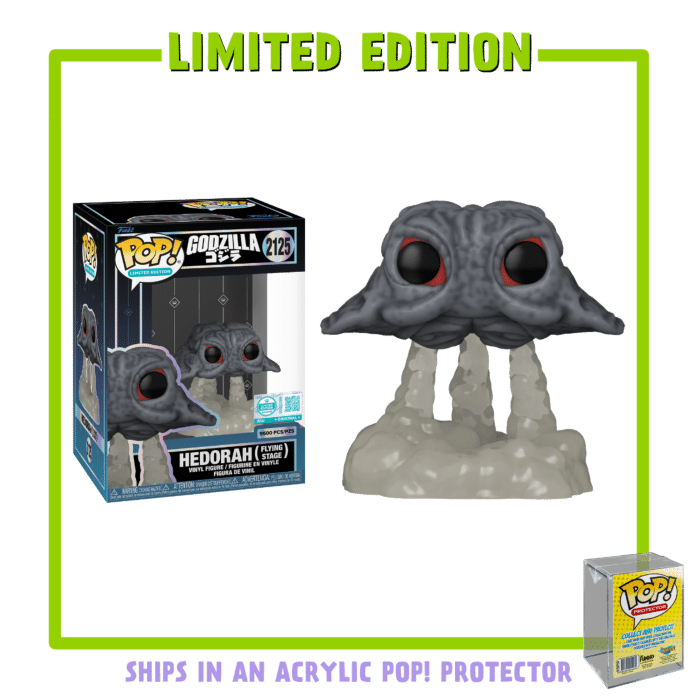 Godzilla - Hedorah (Flying Stage) Pop! Vinyl Figure in Acrylic Pop! Protector (Supreme Limited Edition)