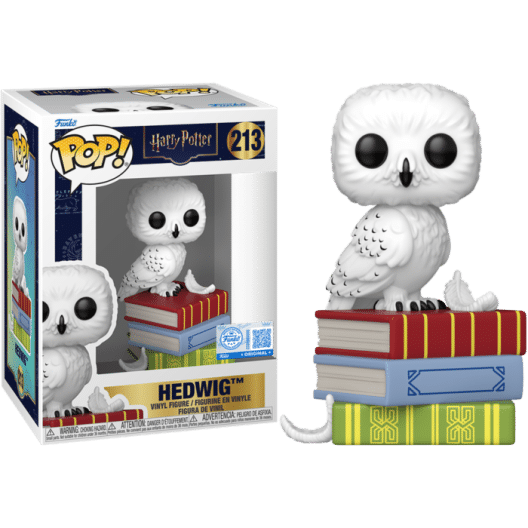 harry-potter-hedwig-on-books-pop-vinyl-figure Harry Potter - Hedwig on Books Pop! Vinyl Figure