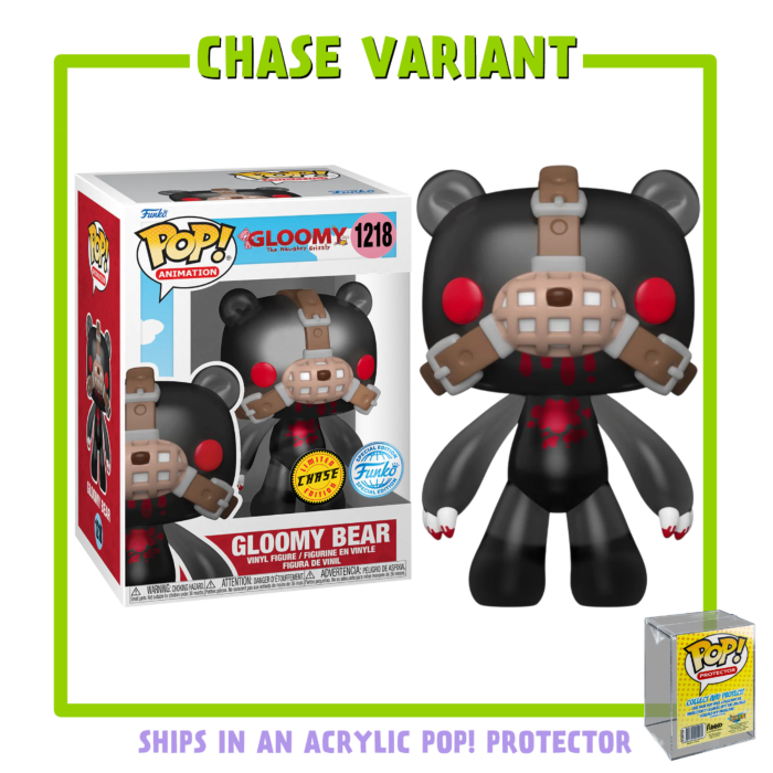 Mori Chack - Gloomy Bear Translucent Pop! Vinyl Figure in Acrylic Pop! Protector (Chase Variant)