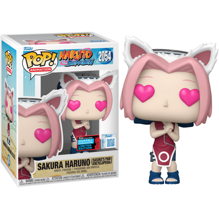 Naruto: Shippuden - Sakura Haruno (Sasuke's Paw Encyclopedia) Pop! Vinyl Figure (2025 Fall Convention Exclusive) (Popcultcha Exclusive)
