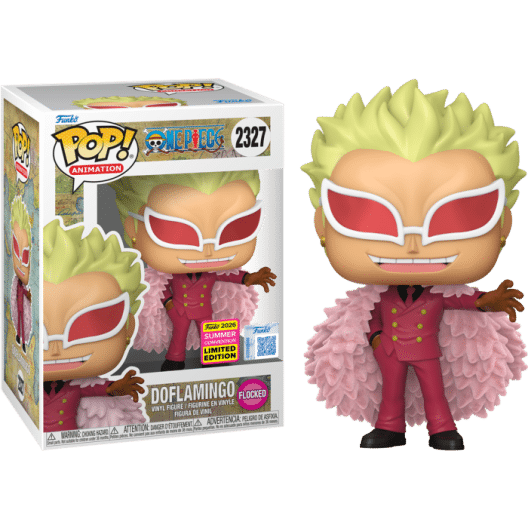 One Piece - Doflamingo Flocked Pop! Vinyl Figure (2026 Summer Convention Exclusive) (Popcultcha Exclusive)