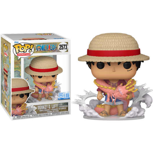 One Piece - Monkey D. Luffy with Momonosuke Pop! Premium Vinyl Figure