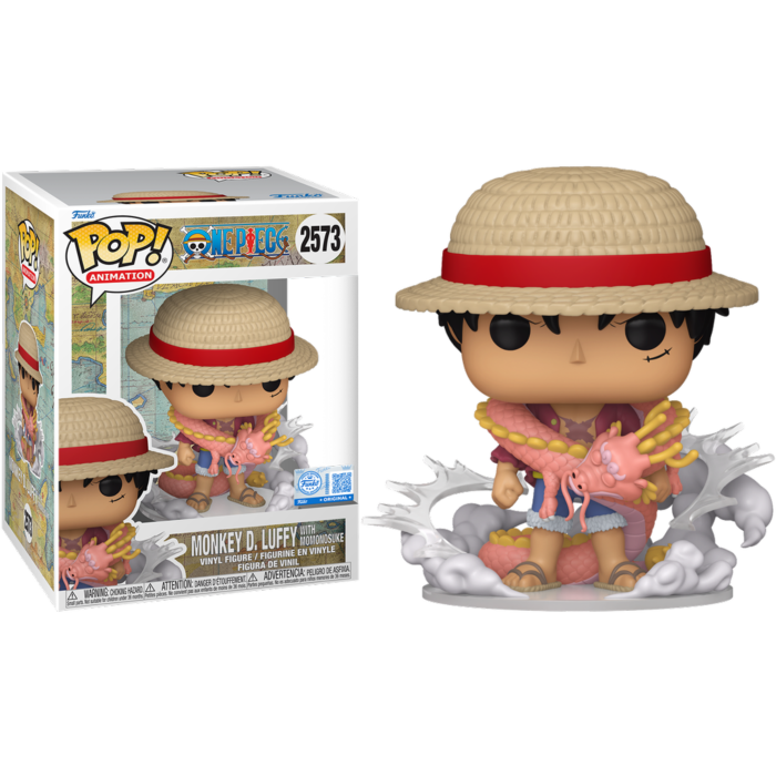 One Piece - Monkey D. Luffy with Momonosuke Pop! Premium Vinyl Figure