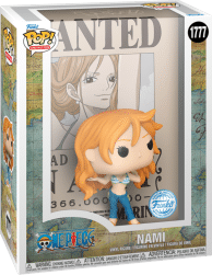 One Piece - Nami Wanted Poster Pop! Cover Vinyl Figure