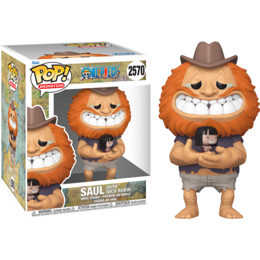 one-piece-saul-with-nico-robin-super-sized-6-pop-vinyl-figure One Piece - Saul with Nico Robin Super Sized 6" Pop! Vinyl Figure