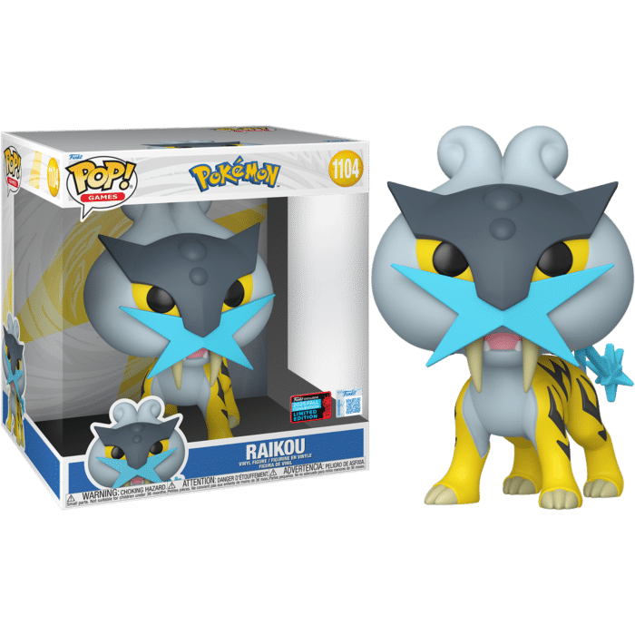 Pokemon - Raikou Jumbo 10" Pop! Vinyl Figure (2025 Fall Convention Exclusive)