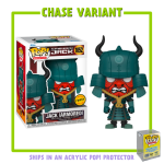 Samurai Jack - Jack Armoured Pop! Vinyl Figure in Acrylic Pop! Protector (Chase Variant)