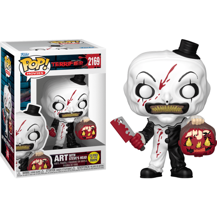 Terrifier - Art with Steve's Head Glow-in-the-Dark Pop! Vinyl Figure