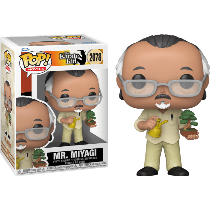 The Karate Kid - Mr Miyagi with Bonsai Pop! Vinyl Figure