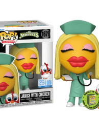 The Muppets - Janice with Chicken Pop! Vinyl Figure in Acrylic Pop! Protector (Popcultcha Exclusive)