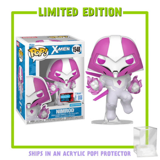 X-Men - Nimrod Pop! Vinyl Figure in Acrylic Pop! Protector (2025 Fall Convention Exclusive) (Popcultcha Exclusive)